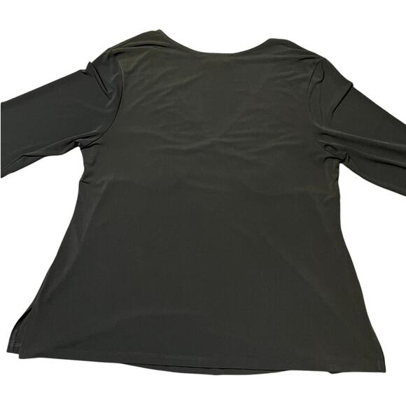 Vintage Y2K IN Studios Brown Beaded Top Size 1X - Picture 5 of 5